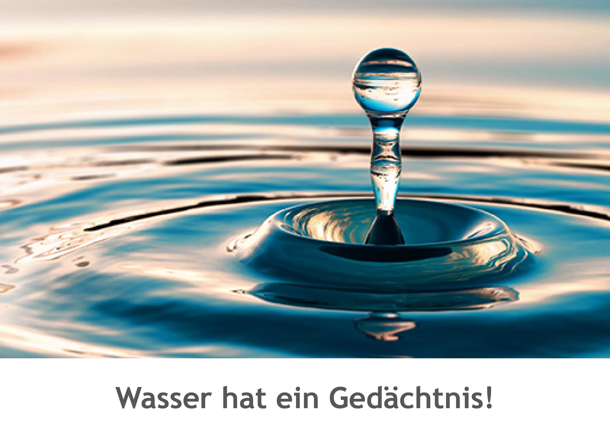 hat ein Gedächtnis!