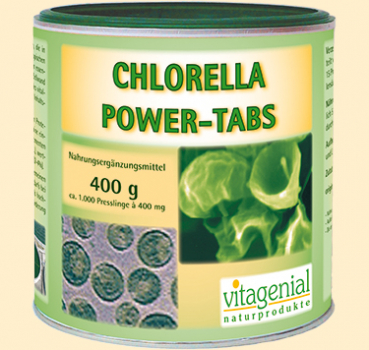 Chlorella Power-Tabs, 400 g